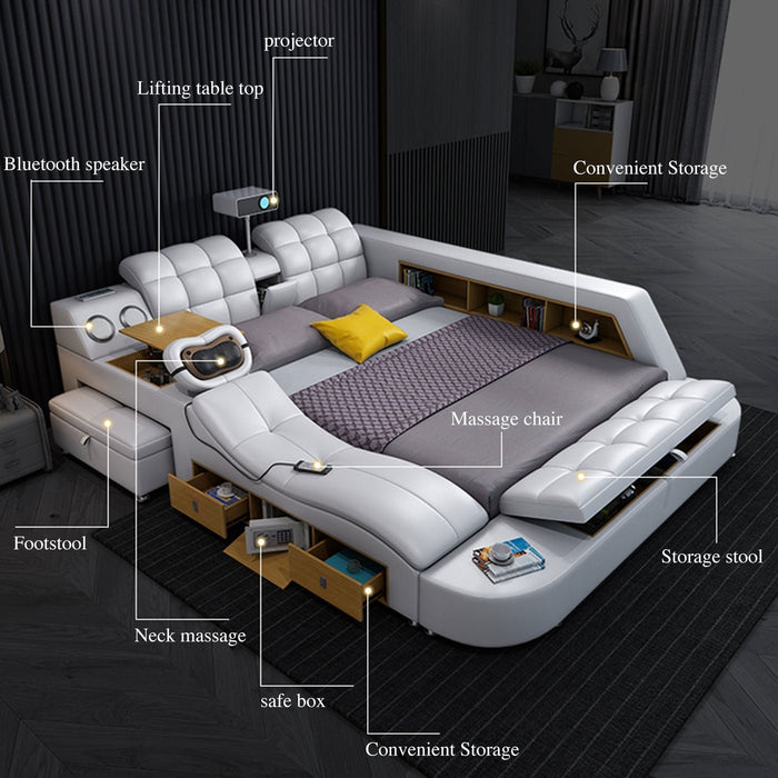 Sophia Tech Smart Ultimate Bed | All In One Bed - Jubilee Furniture