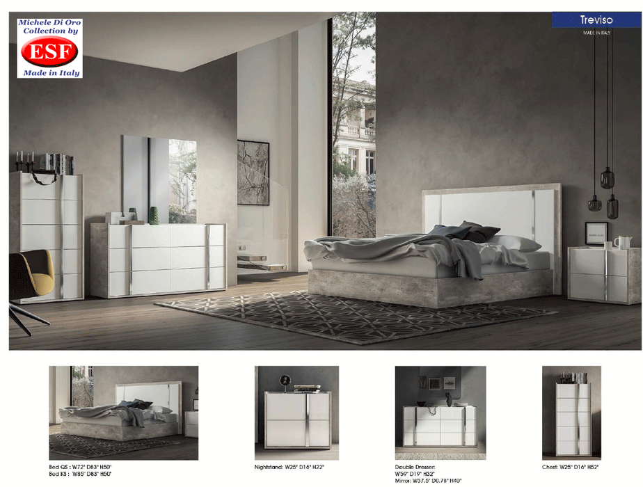 Treviso Bed SET - ESF Furniture