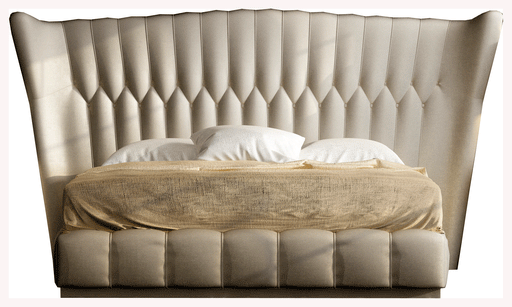 Velvet Bed Queen size - ESF Furniture