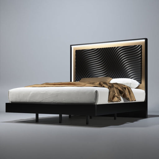 Wave Bed Dark grey SET - ESF Furniture